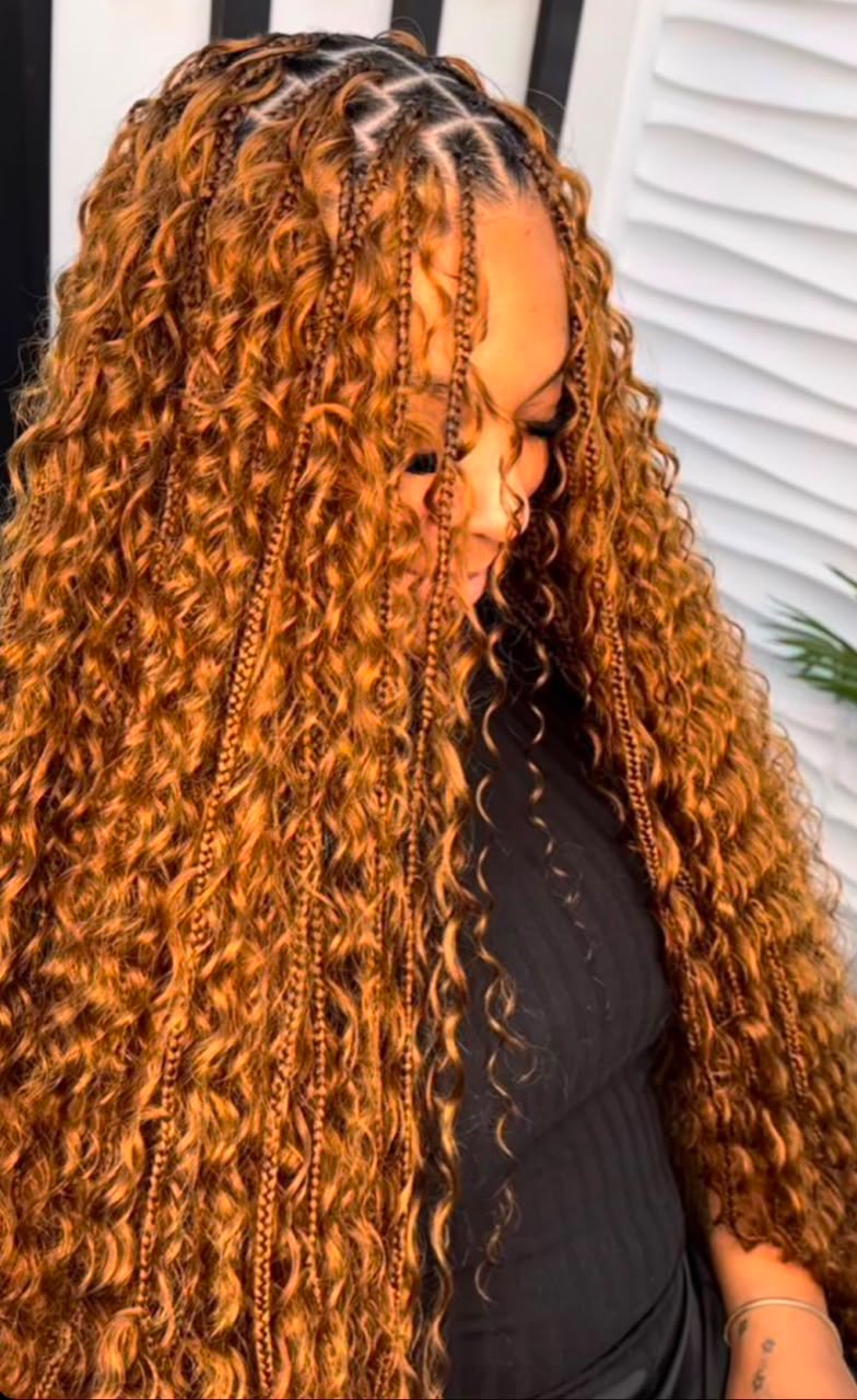 Boho braids by Nessa's Touch Salon