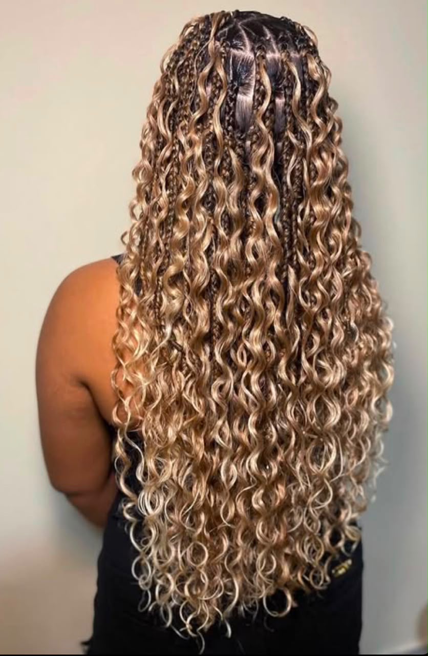 Boho braids by Nessa's Touch Salon