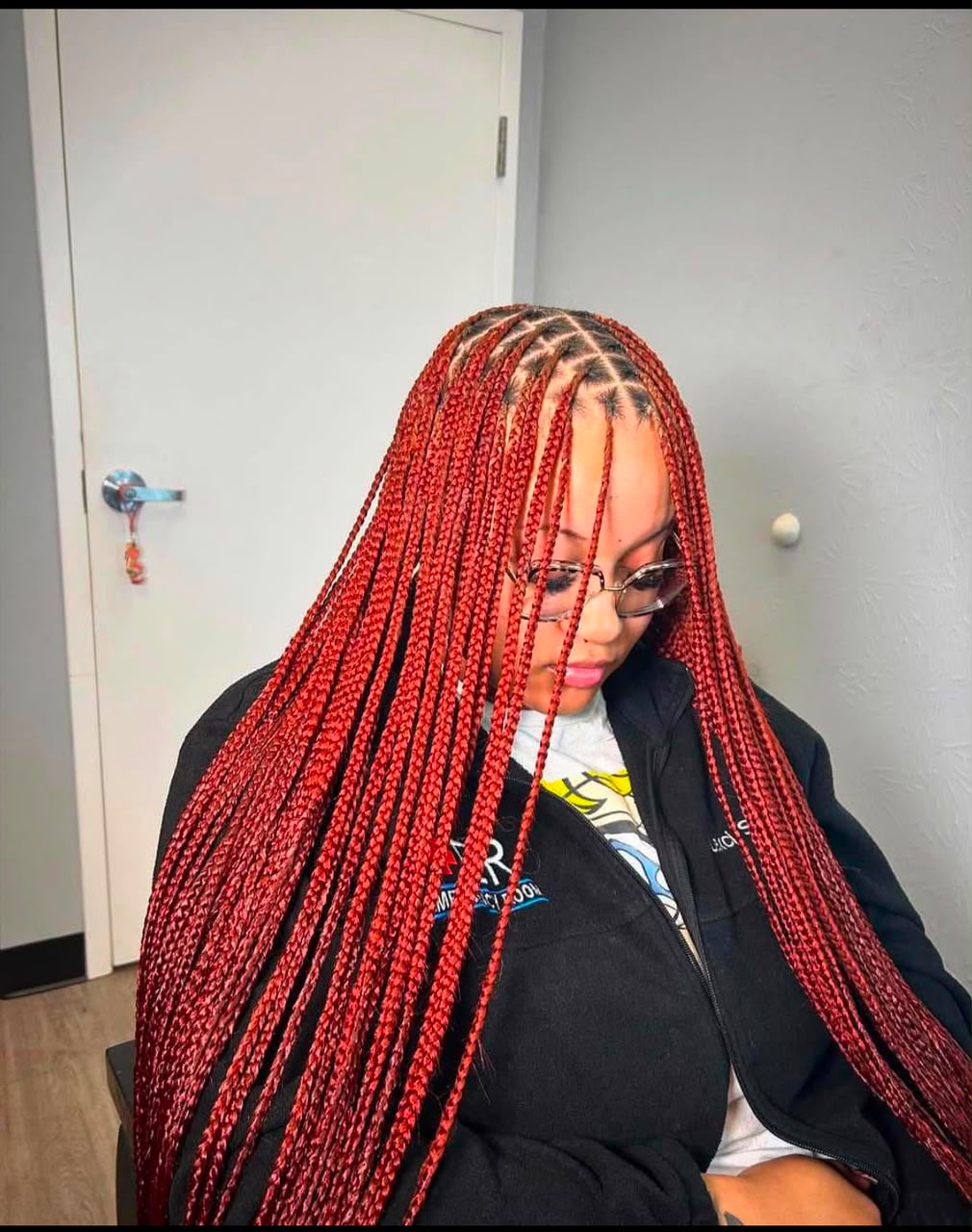 Braids with curls by Nessa's Touch Salon
