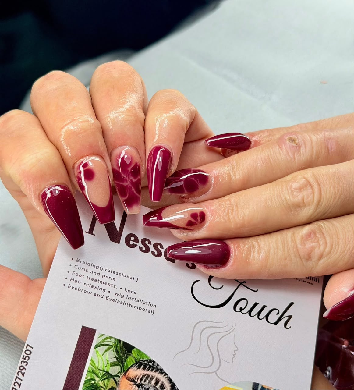 Nail treatment by Nessa's Touch Salon