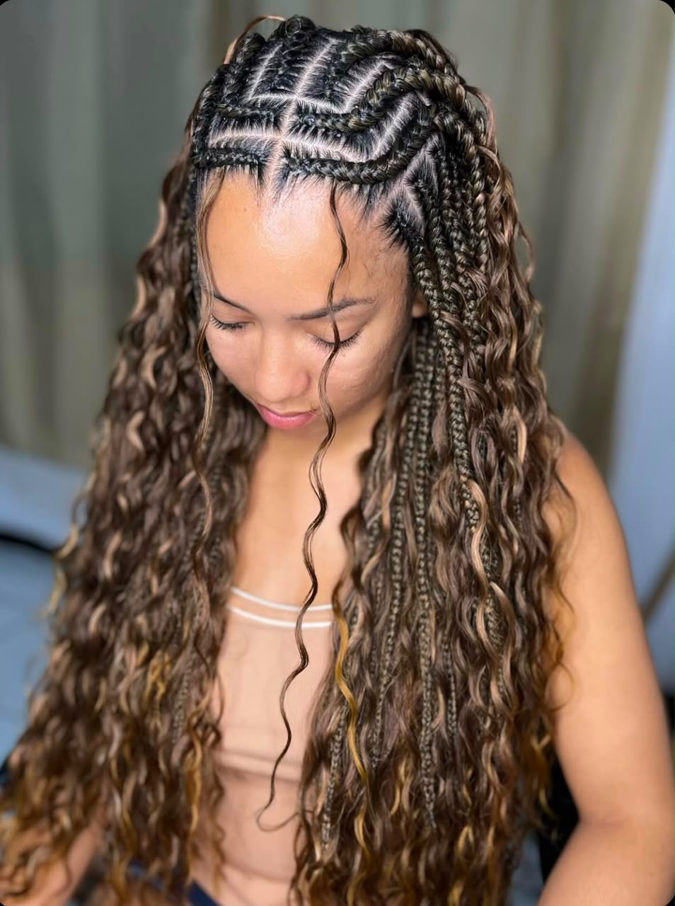 Fulani braids by Nessa's Touch Salon