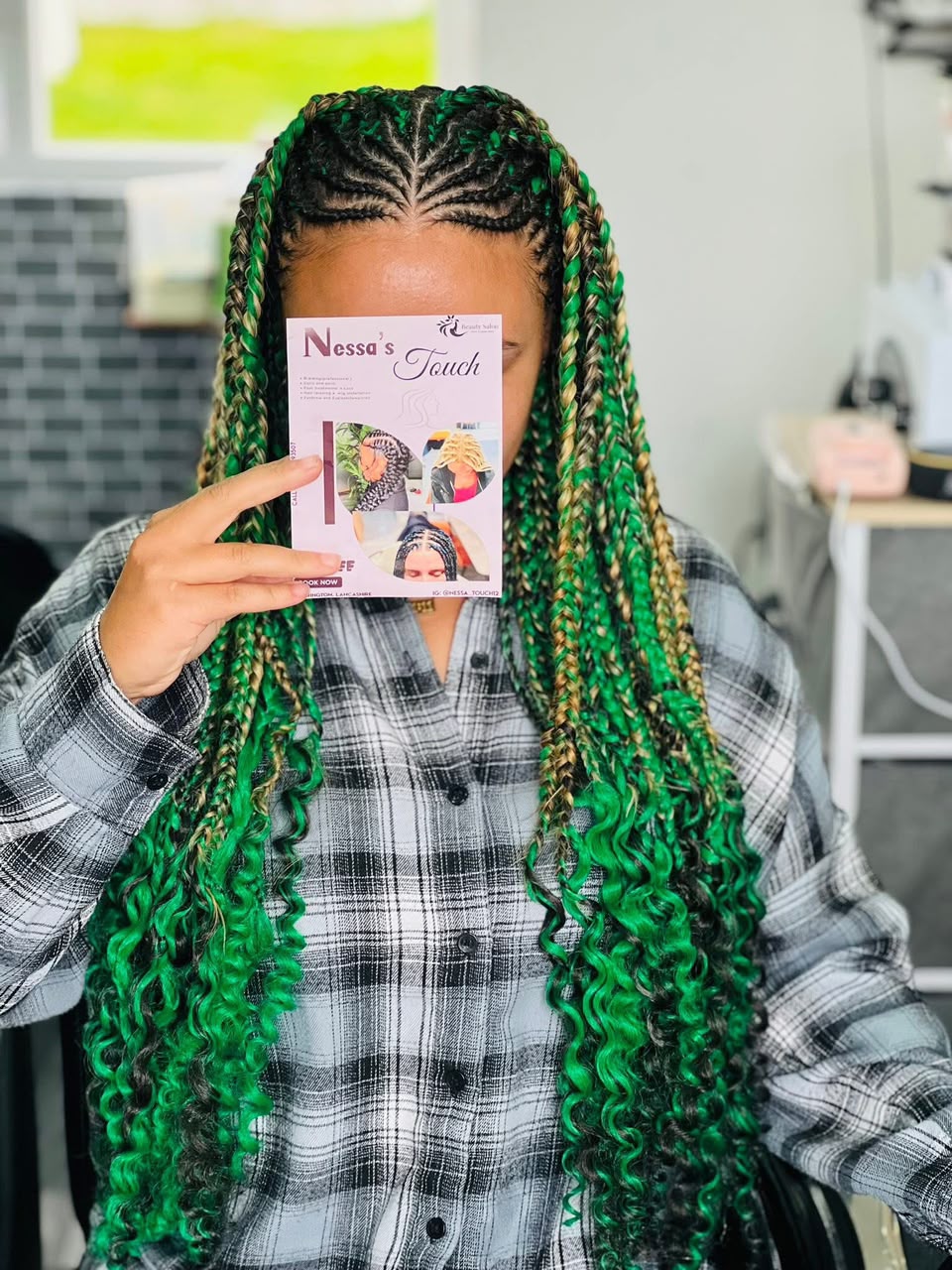 Fulani braids by Nessa's Touch Salon