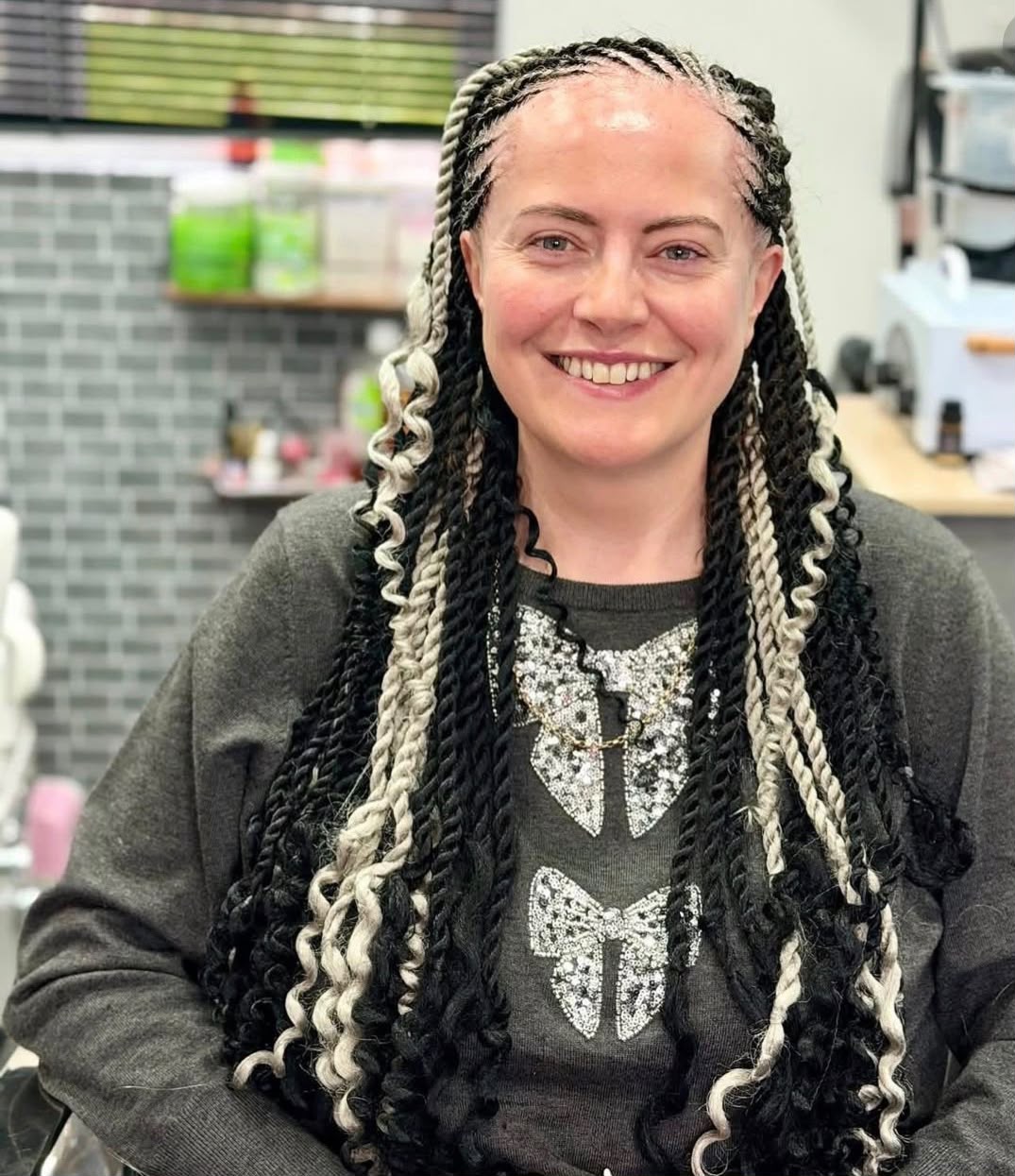 Fulani braids by Nessa's Touch Salon