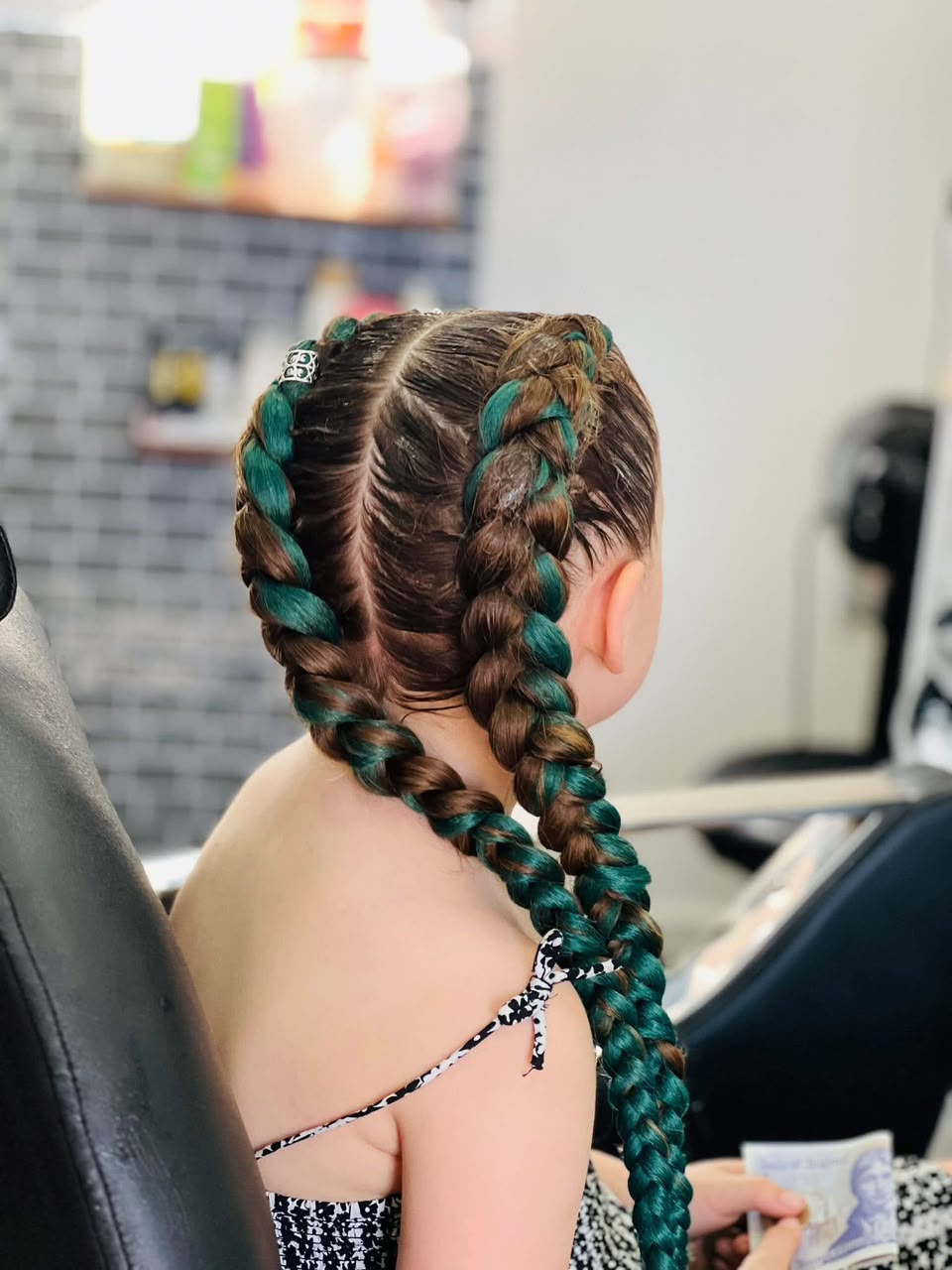 Kids Dutch braids by Nessa's Touch Salon