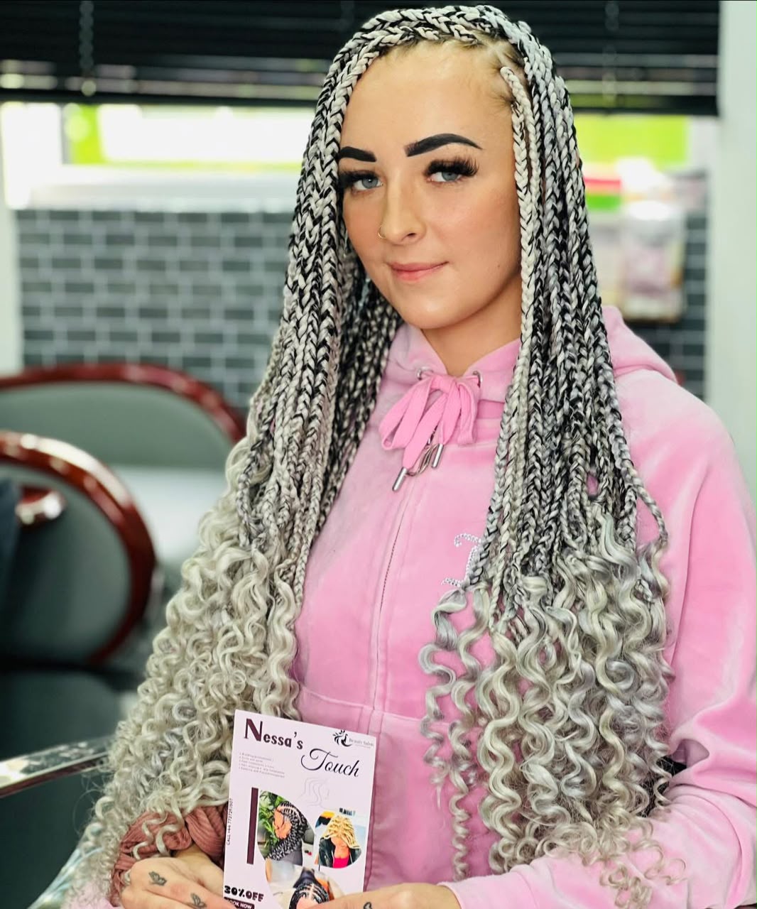 Knotless braids by Nessa's Touch Salon